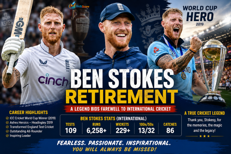 Ben Stokes Retirement: England Cricket Legend Ends an Iconic International Career